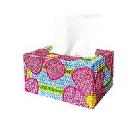 Demiawaking DIY Bo?Te à Mouchoirs Rectangulaire Diamond Painting Design Kit de Mosa?Que de Boite à Mouchoirs d'art Fait à la Main pour Bureau à Domicile Voiture Maison Décor (Type 6)