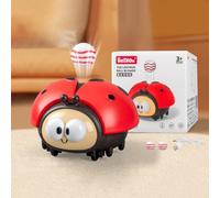 Demiawaking Jouet Coccinelles Airball, Adorable Ballon Flottant en Forme de Coccinelle, Jouet électronique en Forme de Coccinelle, Convient aux Enfants à Partir de 2 Ans (Rouge)