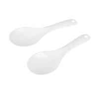 Demiawaking Lot de 2 cuillères à riz écologiques anti-adhésives pour cuiseur de riz (C)