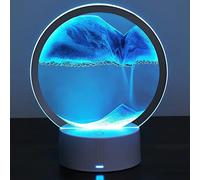 Demiawaking Peinture De Sable Qui Coule Lampe, Lampe Sable Mouvant 7 Couleurs, Cadre Sable Mouvant, Sablier Liquide, Silicone Appâts de pêche Couleurs Mixtes pour leurres de pêche…
