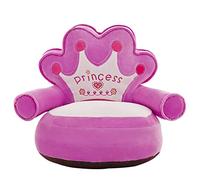 Demiawkaing Housse Support pour Canapé Bébé, Couverture pour Canapé Chaise de Dessin Animé Mignon pour Couverture de Canapé Siège pour bébé Apprenez à vous asseoir Couronne sans Cotton (Violet)