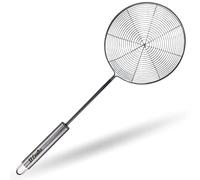 D'Emilia - Écumoire en acier inoxydable pour filtrer, égoutter et garder les aliments propres et sains, passoire de cuisine pour tout aliment solide (14 cm)