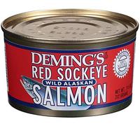 Deming's Wild Alaska Lot de 3 sachets de saumon rouge 19 ml