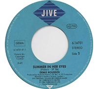 DEMIS ROUSSOS - SUMMER IN HER EYES VINYL 7" SINGLE 1986 DEMIS ROUSSOS