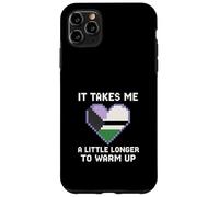Demisexual Pride Takes Me a Little Longer Vintage Femme Coque pour iPhone 11 Pro Max