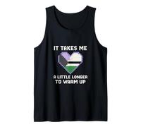 Demisexual Pride Takes Me a Little Longer Vintage Femme Débardeur