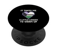 Demisexual Pride Takes Me a Little Longer Vintage Femme PopSockets PopGrip Adhésif