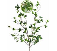 DEMIUKO Lot de 2 Branches Plante Artificielles, 100cm Fausses Branches Tiges d'Arbres Artificielles avec Feuille de Arbre d'Orchidée pour Arrangement Floral Vase Jardin Bureau Maison