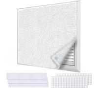 Demiwise Filtres à air pour grille d'aération, 50,8 x 356,6 cm, découpés pour s'adapter aux matériaux du filtre à air (100 + filtres), filtre électrostatique MERV 8 pour grille d'aération de maison