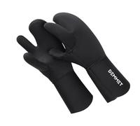 DEMMET Gants en néoprène 7mm Neoprene Gloves Chauffants d'hiver pour Hommes et Femmes Combinaison en néoprène Plongée avec Tuba Canoë Conduite Poisson Lancer Chasse sous Marine (7MM Negro, Medium)