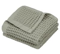 DEMMEX Lot de 2 Essuie-Mains en Coton Bio Gaufré - 100% Coton Turc Certifié Oeko-TEX - Ultra Doux, Léger, Absorbant et à Séchage Rapide - Linge de Bain et de Cuisine Écologique, 50x76 cm