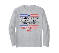Democracy Doesn't Fear Protest Dictators Do No Kings America Manche Longue