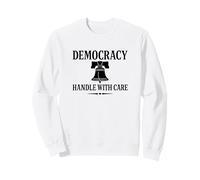 Democracy Poignée avec Soin - Liberty Bell Civic Sweatshirt