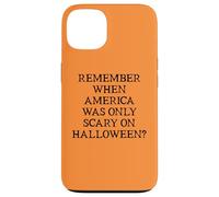 Democracy Remember When America Was Only Scary on Halloween Coque pour iPhone 13