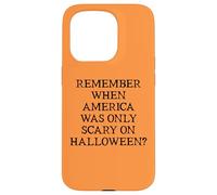 Democracy Remember When America Was Only Scary on Halloween Coque pour iPhone 15 Pro