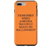 Democracy Remember When America Was Only Scary on Halloween Coque pour iPhone 7 Plus/8 Plus