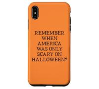 Democracy Remember When America Was Only Scary on Halloween Coque pour iPhone XS Max