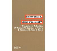 Démocratie, dans quel état ? - Collectif - La Fabrique Eds - broché - Manuel