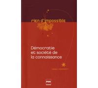 Démocratie Et Société De La Connaissance