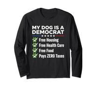 Démocratie Tshirt Drôle Politique Libéral Démocrate Manche Longue