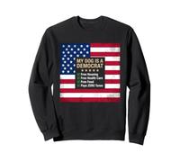 Démocratie Tshirt Drôle Politique Libéral Démocrate Sweatshirt