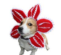Demogorgon Chapeau de costume pour chien et animal domestique, chapeau réglable avec plante carnivore amusante, tenue de chat Demogorgon pour fête cosplay (taille L)
