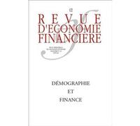 Démographie et finance - N°22 Juin 2016 Collectif AEF (Auteur), Philippe Trainar (Auteur)