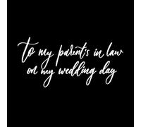 demoiselle d'honneur, invitation de mariage, idées cadeaux pour demoiselle d'honneur, mariage Stickers muraux en vinyle 47.6x100.7cm Peinture murale artistique Blanc