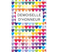 Demoiselle d'honneur: Livre pour la demoiselle d'honneur avec 20 listes de contrôle et 80 pages de notes lignées