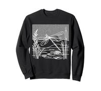 Demoiselle Linéaire Passionné d'Entomologie Sweatshirt