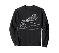 Demoiselle Linéaire Passionné d'Entomologie Sweatshirt