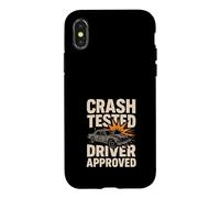Demolition Derby Fan Pit Crew Crash Driver Fair Identity Coque pour iPhone X/XS