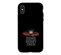 Demolition Derby Fan Pit Crew Crash Driver Fair Identity Coque pour iPhone X/XS