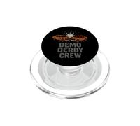 Demolition Derby Fan Pit Crew Crash Driver Fair Identity PopSockets PopGrip pour MagSafe