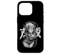 Demon Angel Waifu - Dark Esthétique Anime Girl Coque pour iPhone 16 Pro