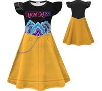 Demon Cosplay Costume For Kids, Rumi Zoey Pop Singers Rumi Zoey Idol Stage Role Play Demon Outfits Halloween Dress Up For Girls B02 120