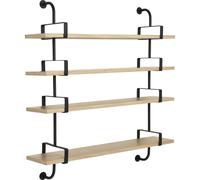 Démon Étagère L155 cm 4 Étagères Chêne