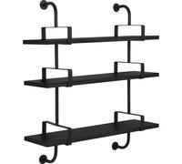 Démon Étagère L95 cm 3 Étagères Frêne Noir