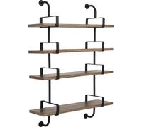 Gubi Étagère murale Demon 4 niveaux en noyer 95 cm