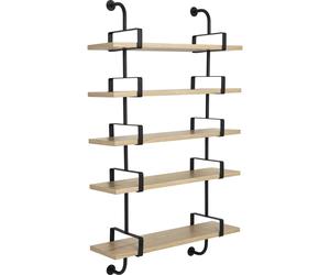 Démon Étagère L95 cm 5 Étagères Chêne