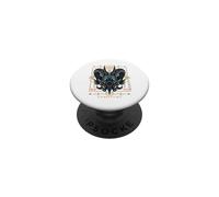 Demon Face Force Force Danger Monster Vintage PopSockets PopGrip Adhésif