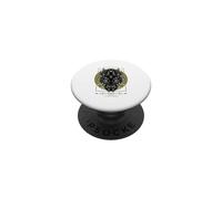 Demon Face Force Force Danger Vintage PopSockets PopGrip Adhésif
