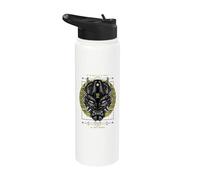 Demon Face Force Force Danger Vintage Stainless Steel Insulated Water Bottle