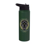 Demon Face Force Force Danger Vintage Stainless Steel Insulated Water Bottle