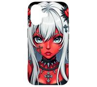 Demon Girl Anime Tattoos Graphic Coque pour iPhone 17