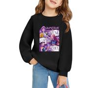 Demon Hoodie Für Neutral Pull à Manches Longues Style Streetwear Hoodie Sweatshirt Mode Fille Et Ado 2-16 Ans Décontractés K-Pop Demon Cosplay Pullover Für Halloween Party