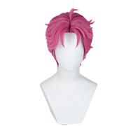 Demon Hunter Perruque Saja Boys Perruque Naturelle Anime Hunter Cosplay Accessoires Cosplay Réalistes pour Halloween pour Convention d'Anime la Fête du Carnaval d'Halloween Noël (Abby)