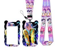 Demon Hunter Rumi avec Porte-Badge carte Rigide - Tour de Cou Zoey Mira | Porte-Cartes Anime, Gaming, ID ou Pass Transport | Accessoire Geek, Cosplay & Cadeau Otaku