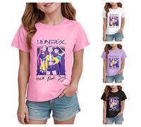 Demon Hunters T-Shirt pour Filles Graphique T-Shirt Soirée Musicale