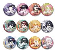 Demon Killing Badge 12 Pièces, Anime Chibi Figurine Cosplay Broche 75MM, Demon Killing Pins Métal Badges Collection De Personnages Mignons
